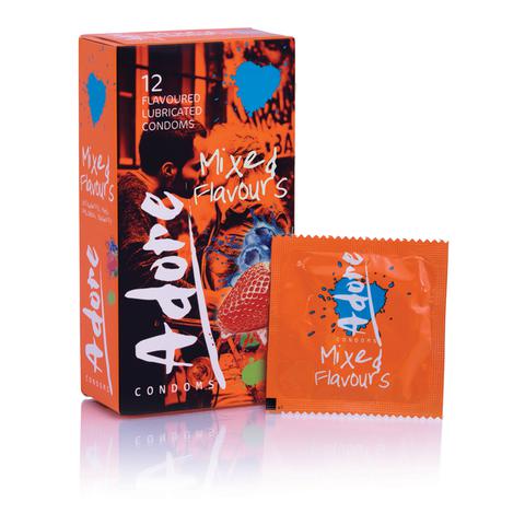 Adore flavours préservatifs - 12 préservatifs pas cher