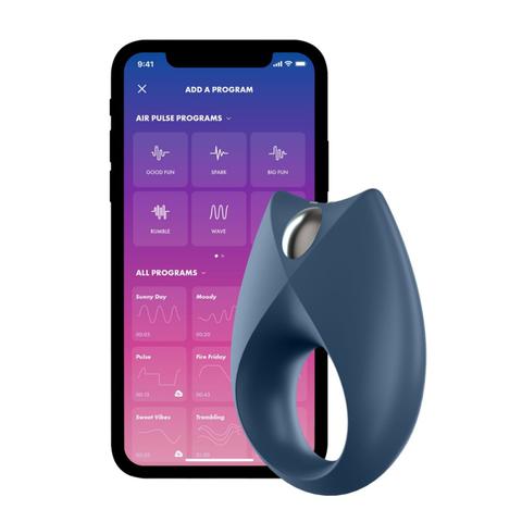 Anneau vibrant connecté satisfyer royal one pas cher