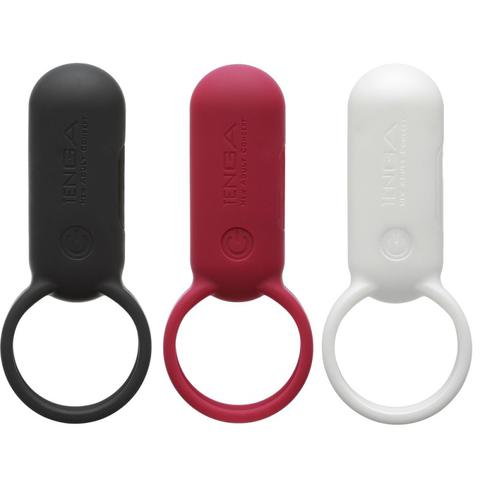 Anneau vibrant smart vibe ring - couleur : rouge pas cher