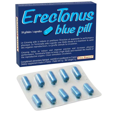 Aphrodisiaques erectonus blue pill 10 gélules pas cher