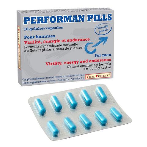 Aphrodisiaques performan pills 10 gélules pas cher