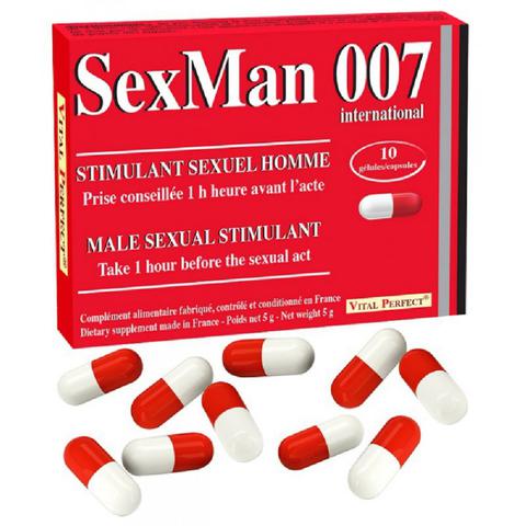 Aphrodisiaques sexman 007 10 gélules pas cher