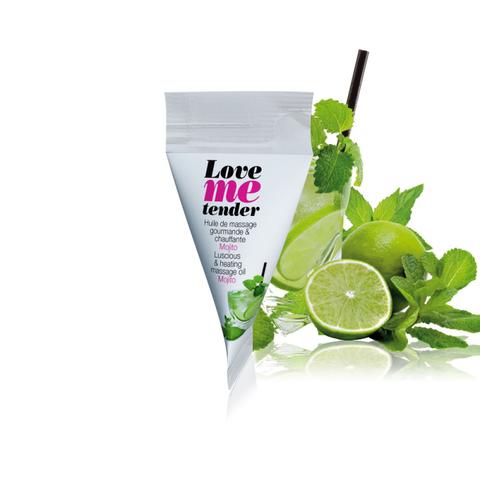 Berlingot huiles gourmande et chauffante love me tender mojito pas cher