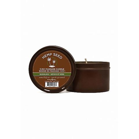 Bougie de massages hemp seed - goyave pas cher