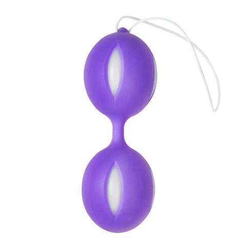 Boule de kegel duo wiggle - pourpre / blanc pas cher