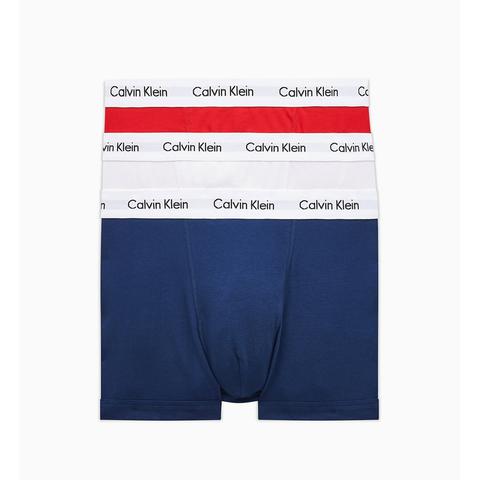 Calvin klein 3 pack - rouge / blanc / bleu pas cher