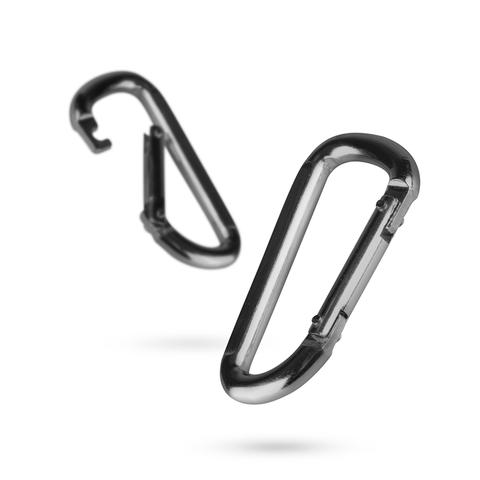 Carabiner clip - gris pas cher