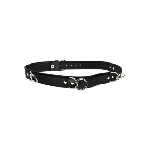 Ceinture de bondage punk en cuir pas cher