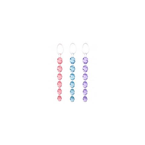 Chapelet anal swirl pleasure beads - couleur : bleu pas cher