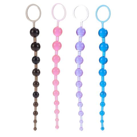 Chapelet anal x-10 beads - couleur : noir pas cher