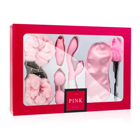 Coffret cadeaux i love pink pas cher