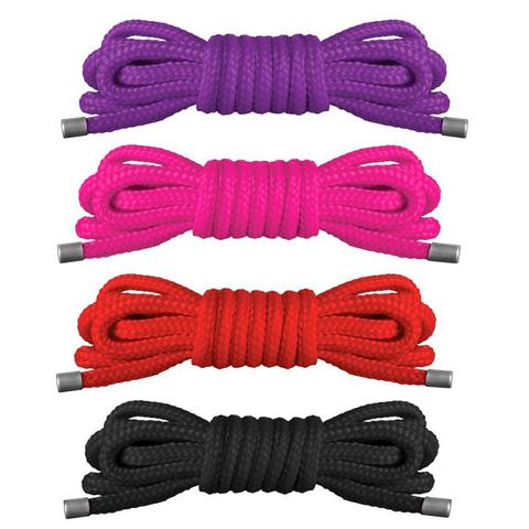 Corde bondage mini japanese 1,5 m - couleur : violet pas cher