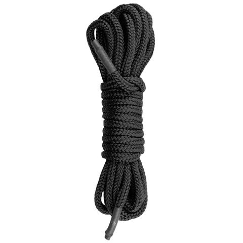 Corde de bondage noire - 5 m pas cher