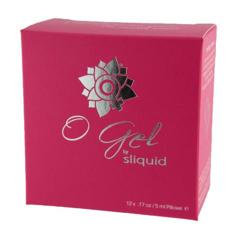 Cube o gel sliquid organics - gel stimulant pour le clitoris 12 x 5 ml pas cher