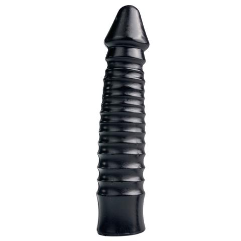 Dildos large avec tige veinée - noir pas cher