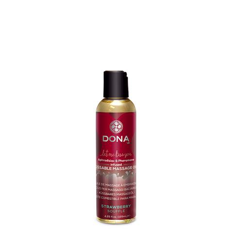 Dona - huiles de massages comestible - fraise pas cher