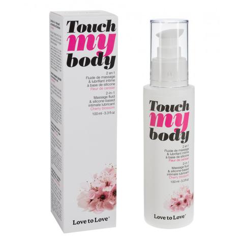 Fluide de massages et lubrifiants touch my body 100 ml - parfums : cerise pas cher