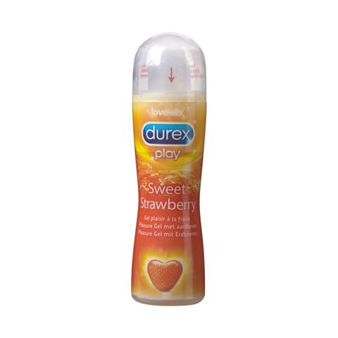 Gel lubrifiants eau play sweet strawberry 50 ml pas cher