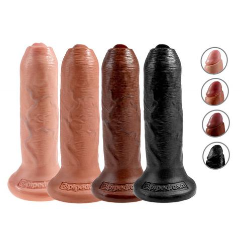 Godes avec prépuce uncut king cock 15,2 cm - couleur : blanc pas cher