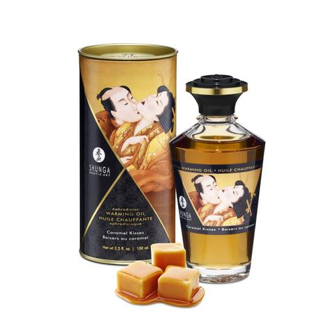 Huiles chauffante aphrodisiaques caramel pas cher