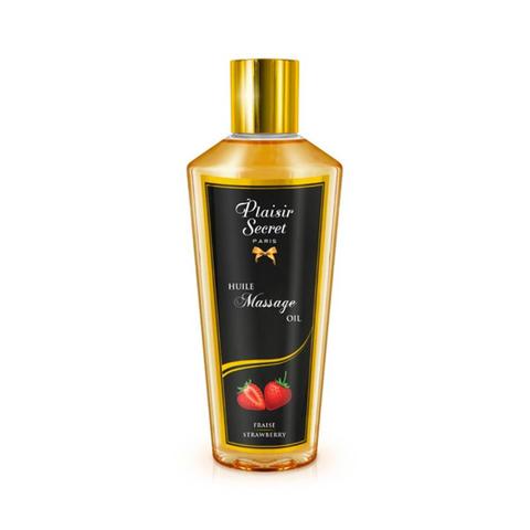 Huiles de massages sèche fraise 250 ml pas cher