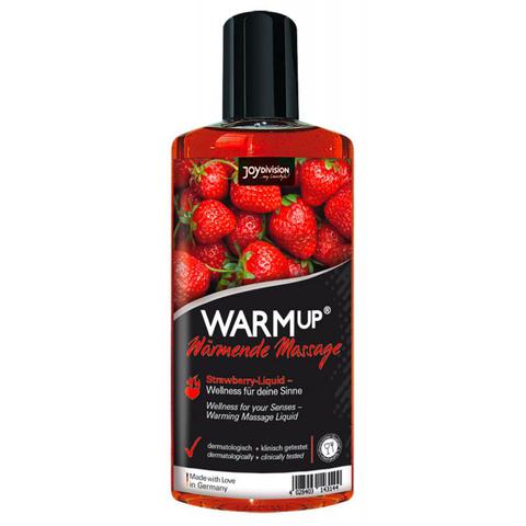 Huiles de massages warm-up - fraise pas cher