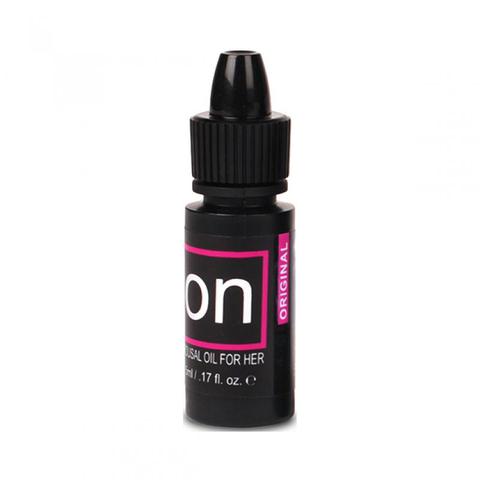 Huiles d'excitation on™ for her arousal oil original 5ml. pas cher