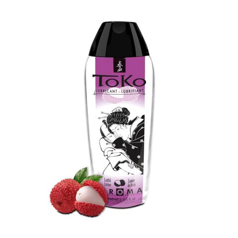 Lubrifiants eau toko aroma litchi 165 ml pas cher
