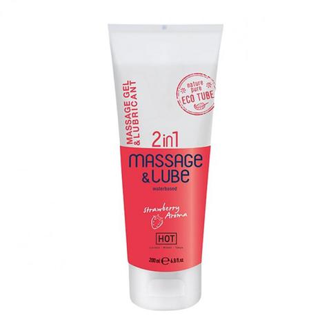 Lubrifiants et gel de massages 2 en 1 - toucher soyeux pas cher