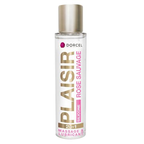 Lubrifiants et massages 2 en 1 plaisir rose sauvage 100 ml pas cher