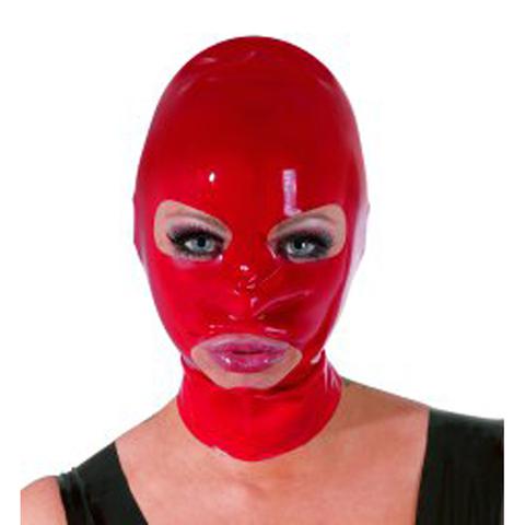 Masque rouge en latex pas cher