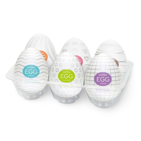 Masturbateurs eggs pack de 6 pas cher