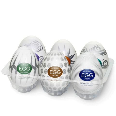 Masturbateurs eggs version 2 pack de 6 pas cher