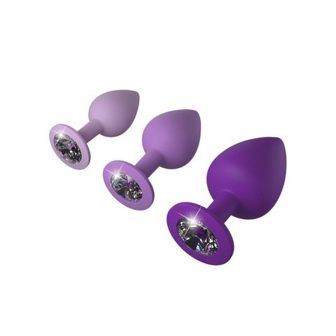 Packs de 3 plugs anal fantasy for her her little gems pas cher