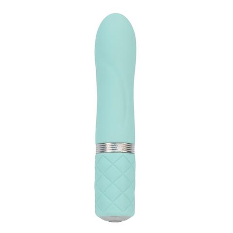 Pillow talk mini-vibromasseur flirty vibe with crystal bleu foncé pas cher