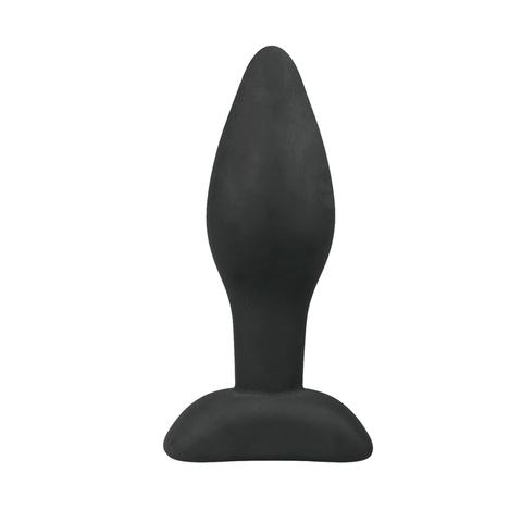 Plugs anal noir en silicone - small pas cher
