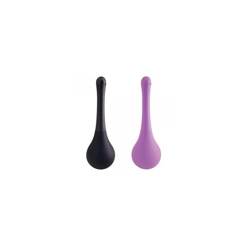 Poire à lavement squeeze clean - couleur : violet parme pas cher
