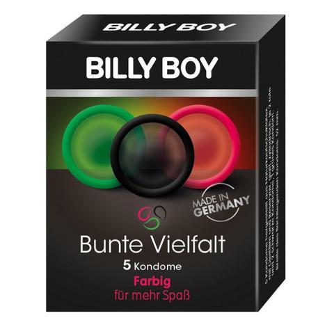 Préservatifs billy boy colorés boite de 5 pas cher