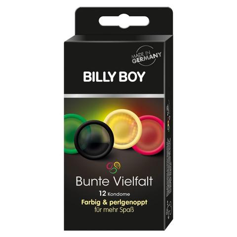 Préservatifs billy boy colorés & perlés boite de 12 pas cher