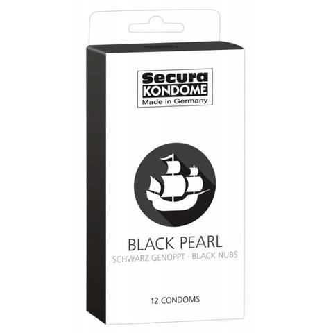 Préservatifs black pearl boite de 12 pas cher