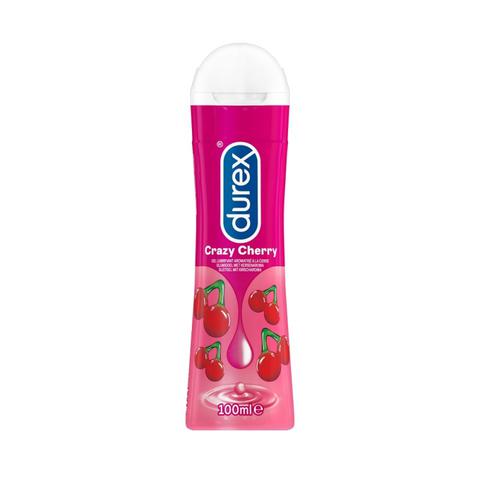 Préservatifs cerise crazy cherry gel lubrifiants 100 ml pas cher