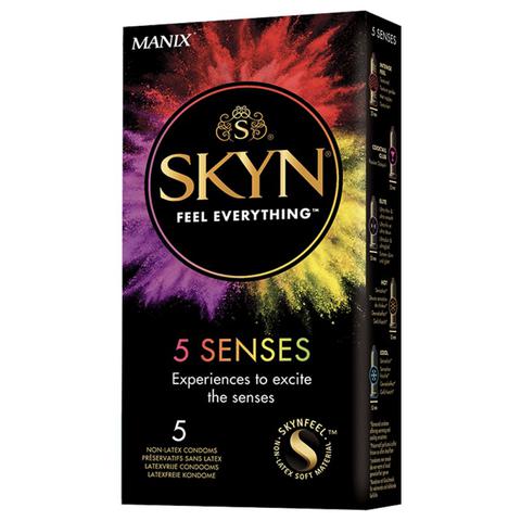 Préservatifs skyn 5 senses boite de 5 pas cher