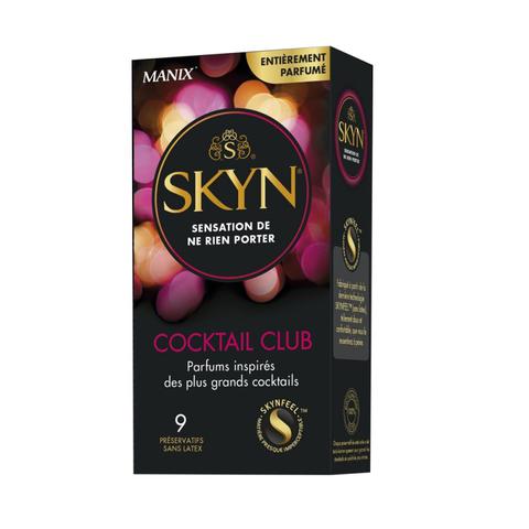 Préservatifs skyn cocktail club boite de 9 pas cher