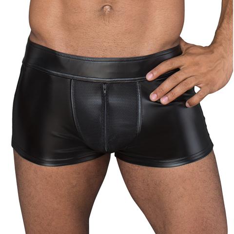 Shorts effet mouillé avec fermeture éclair pas cher