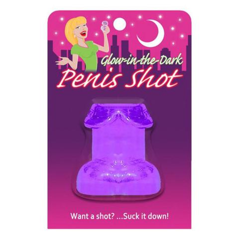 Shot pénis phosphorescent violet pas cher