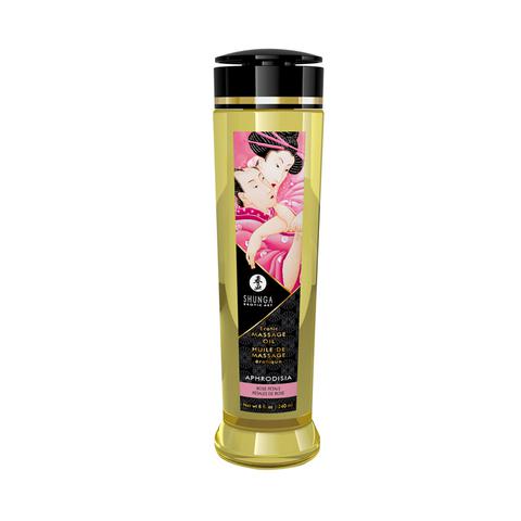 Shunga - huiles de massages aphrodesia / roses - 240 ml pas cher