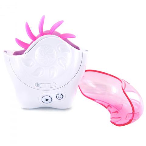 Sqweel - stimulateurs clitoridien 2 oral - blanc / rose pas cher