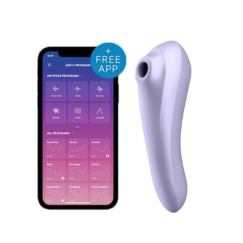 Stimulateurs connecté satisfyer dual pleasure violet pas cher