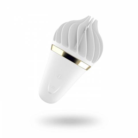 Stimulateurs rotatif satisfyer sweet treat blanc pas cher