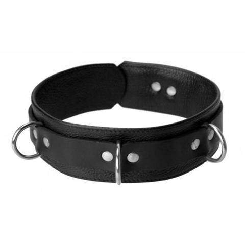 Strict leather collier de verrouillage en cuir stricte deluxe pas cher